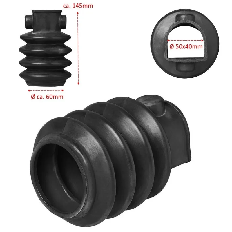 1PC Trailer Bellows Overrun Brake Replacement Overrun Device Rubber Boot Truck Parking Brake Accessories 341083 for ZAFWholesale