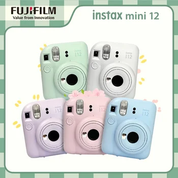 오리지널 후지필름 인스탁스 미니 12 즉석 카메라, 핑크, 블루, 그린, 화이트, 퍼플