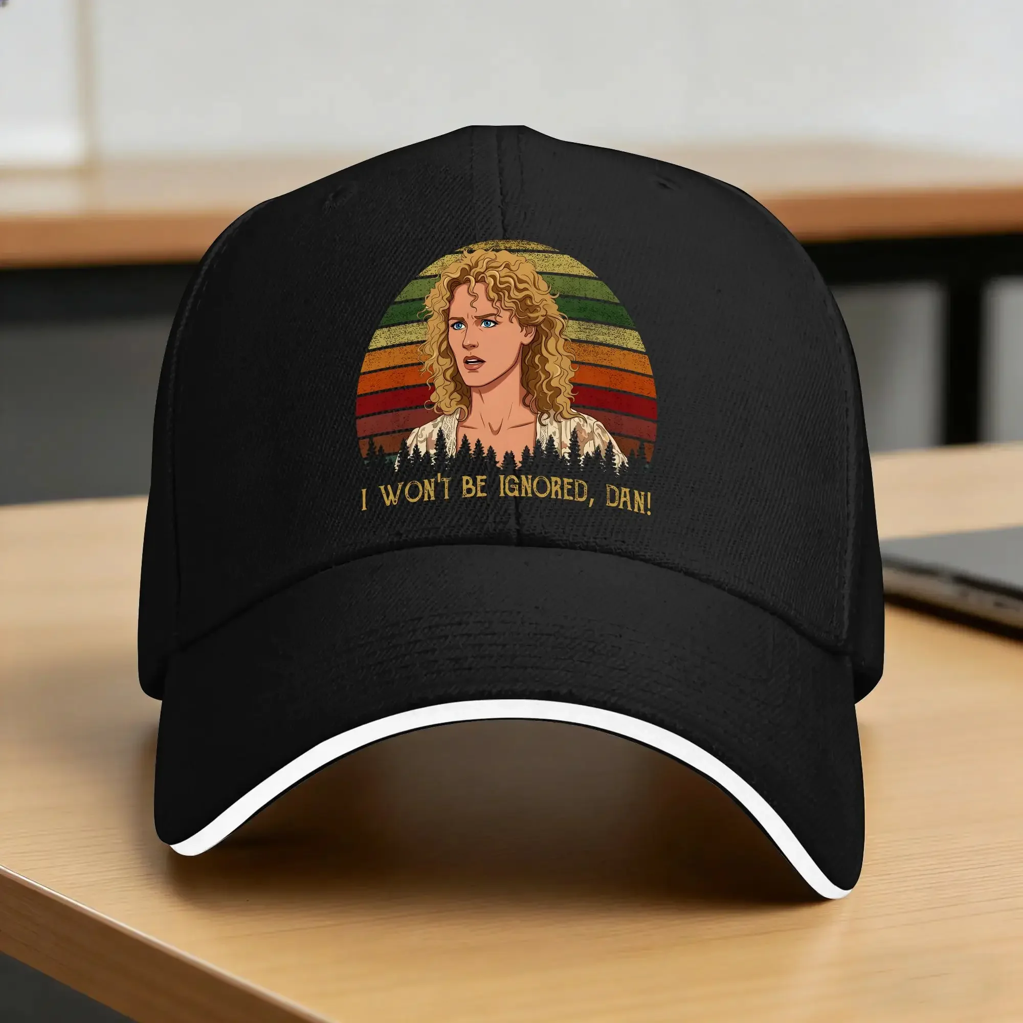 New Baseball Cap I Won not Be Ignored Dan Obsession Movie  Running Hippie Hip Hop Hats For Women Wholesale y2k Funny Baseball Ca