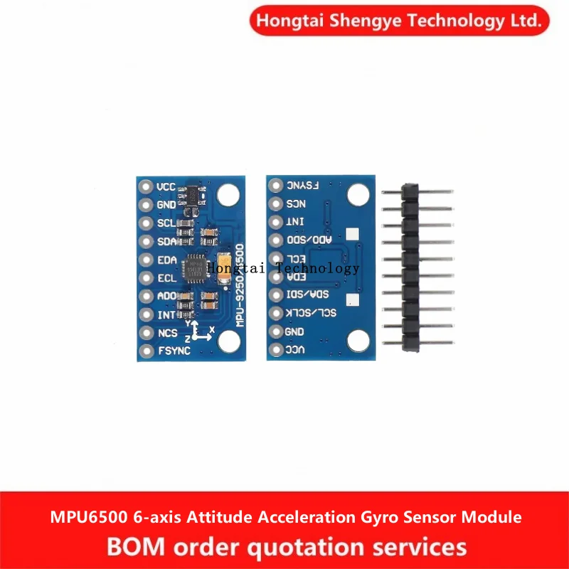 MPU6500 DC3-5V GY-6500 6DOF 6-axis 6-axis Attitude Acceleration Gyro Sensor Module