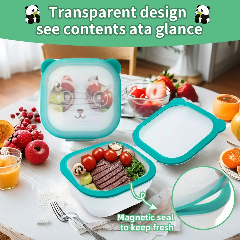 The magnetic freshness box is a food-grade silicone self-sealing magnetic preservation box that extends the preservation time