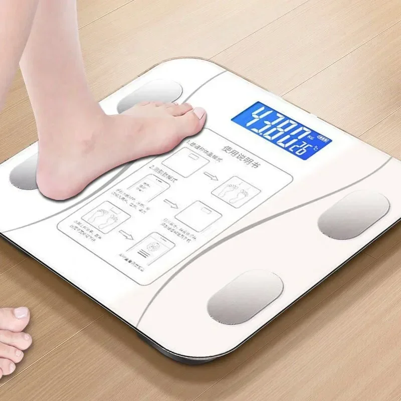 Body Fat Scale Smart Wireless Digital Bathroom Weight Scale Body Composition Analyzer With Smartphone App Bluetooth-compatible