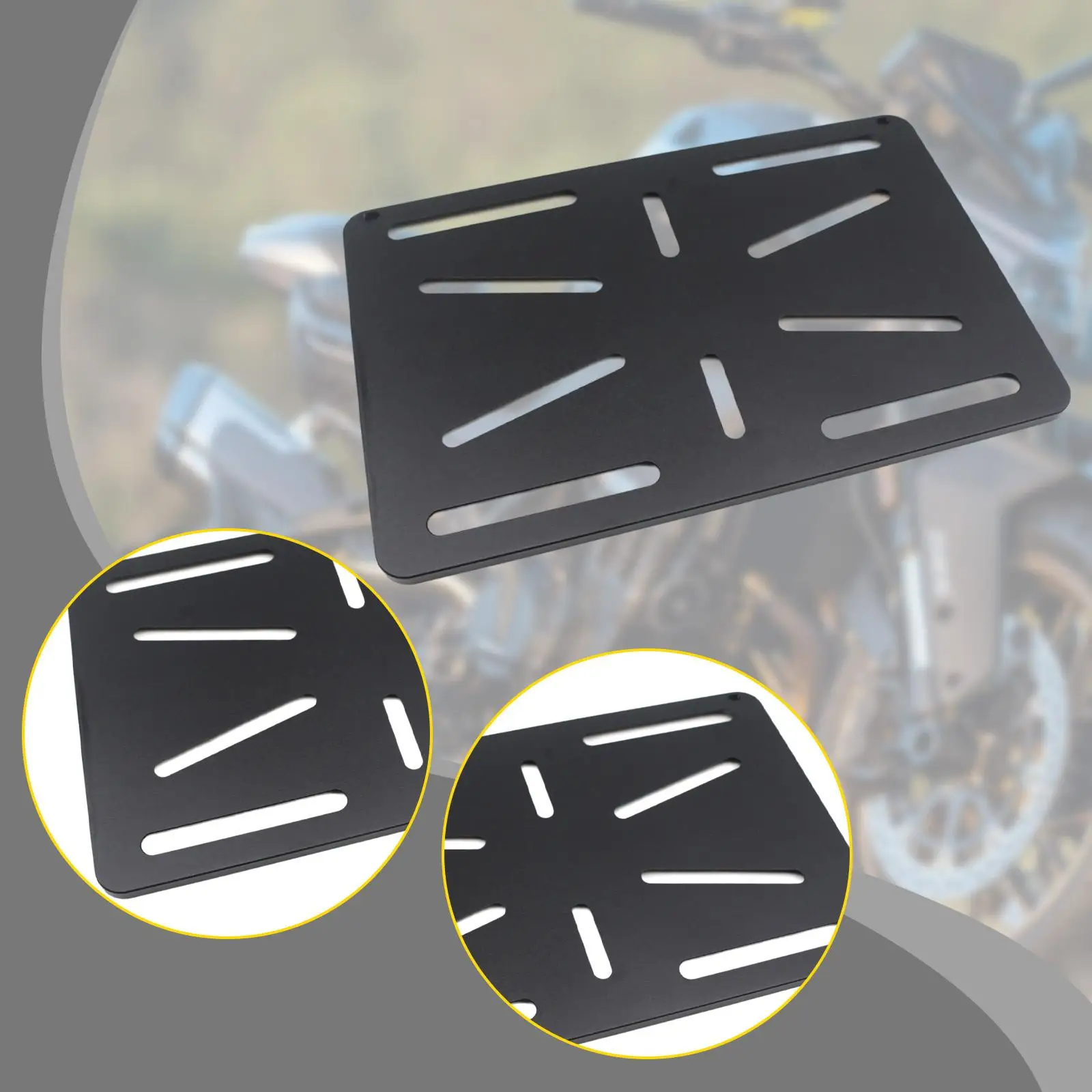 إطار لوحة ترخيص الدراجة النارية عالي الأداء وسهل التركيب ملحقات احترافية بديلة لـ Cf Moto 800NK