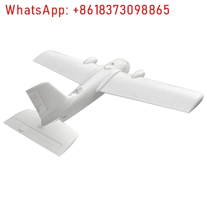 FPV carrier 1.1 meter model fixed wing twin engine aircraft portable long-range drone