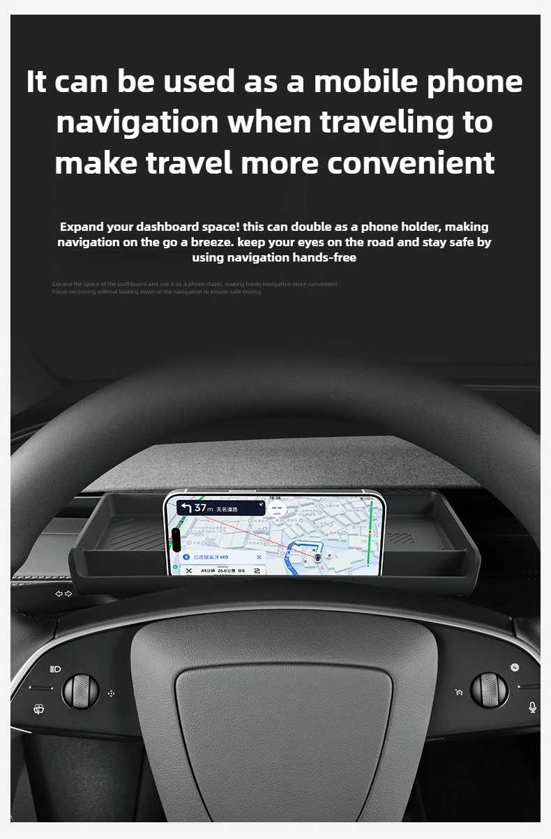 Aufbewahrungsfach für Tesla Model Y YL Juniper 2025 Model 3 Highland, Aufbewahrungsbox für den hinteren Bildschirm, Armaturenbretthalterung, Taschentuchbox, ECT-Panel – Detail 4