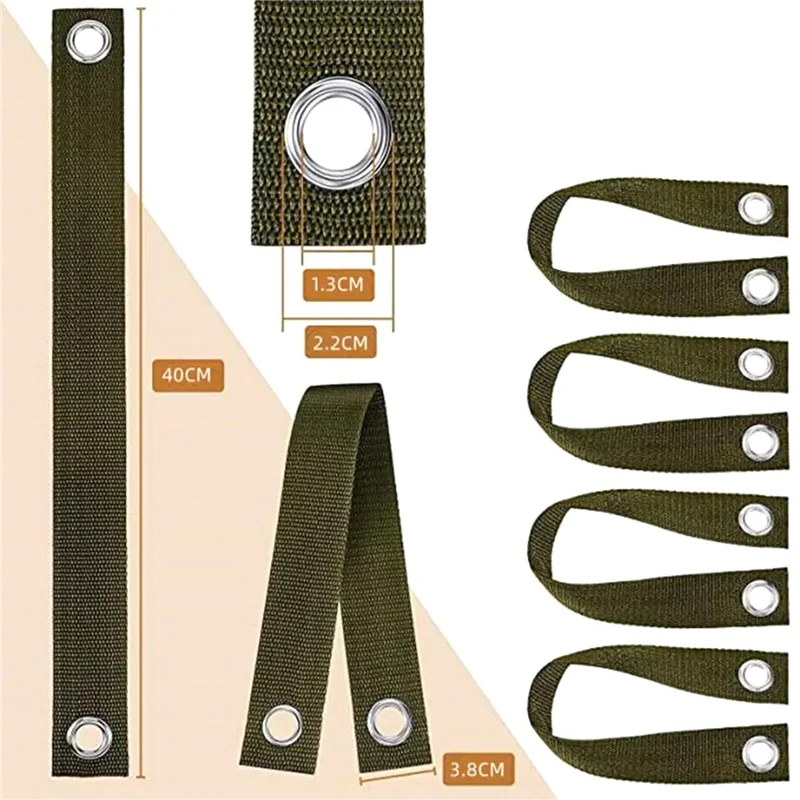 ABRE-24X Baumband mit Tülle, starke Tragfähigkeit, gute Unterstützung, effektiv fixiert, neu gepflanzter Astgürtel, Gartengerät