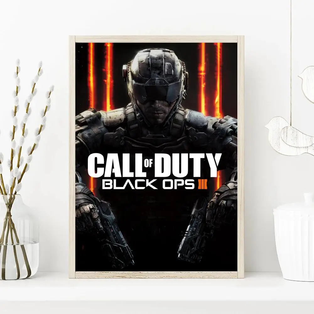 Call of Duty Poster Self-adhesive Art Poster Whitepaper Prints Posters Artwork Aesthetic Art Wall Painting