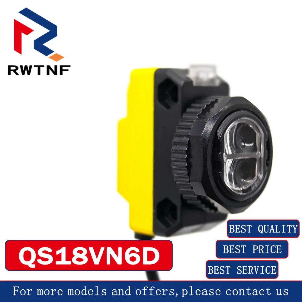 Совершенно новый оригинальный QS18VN6D Banner рассеянный фотоэлектрический переключатель NPN с расстоянием обнаружения 45 см, 100% оригинальный складской запас
