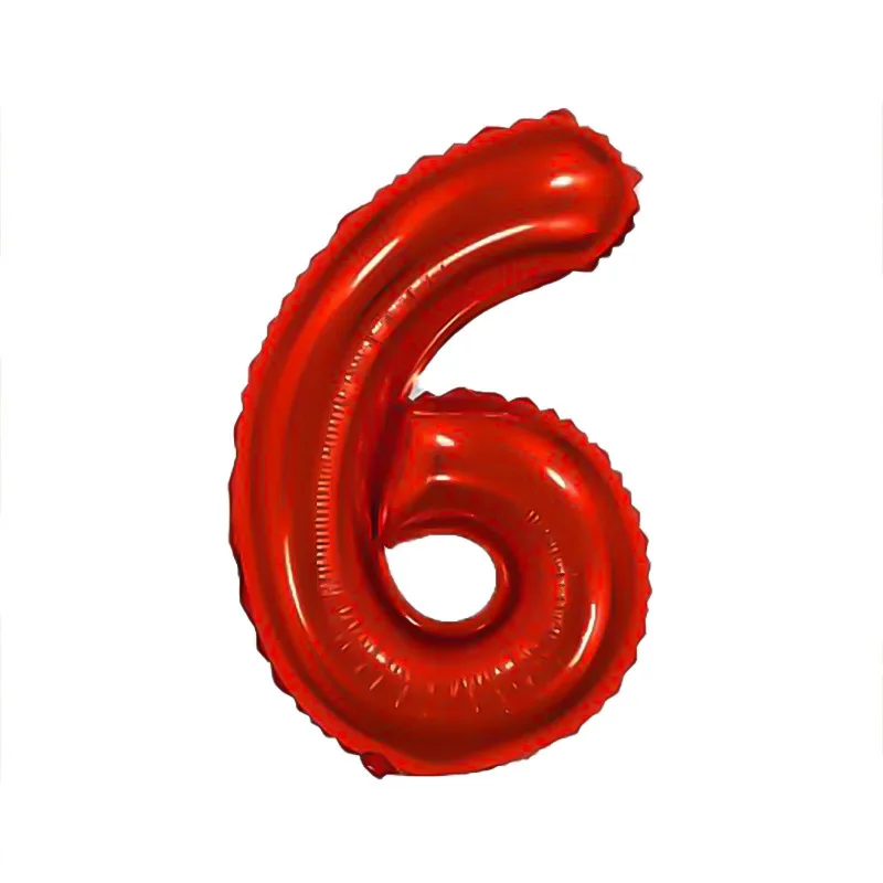 1 Stück 40 Zoll US-Version Schlanke Große Rote Zahlen 0-9 Folienballons Hochzeit Geburtstag Party Dekoration Jubiläum Heliumballon – Detail 12