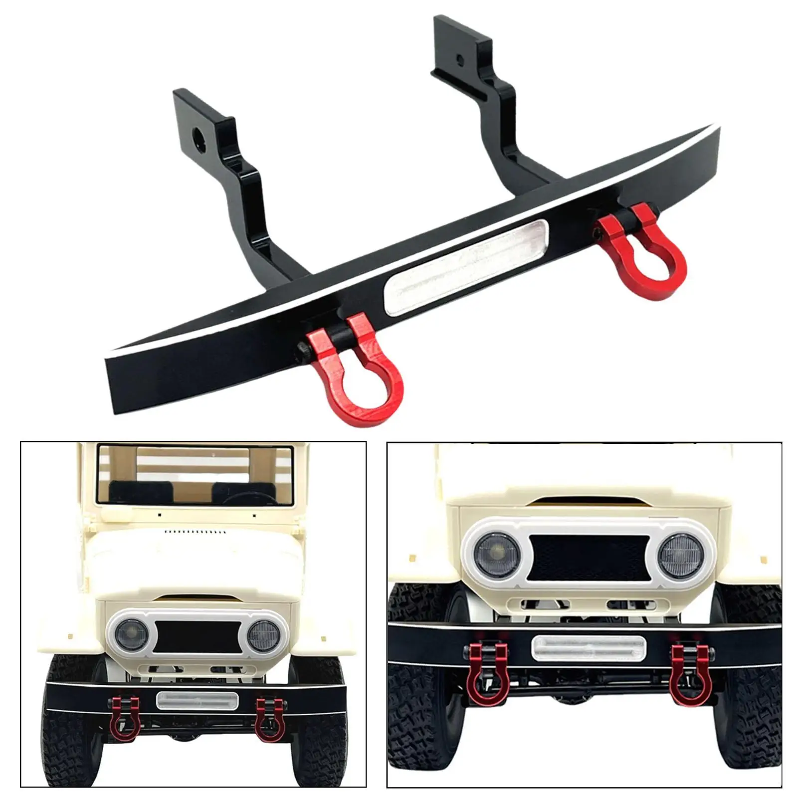

RC Car Front Bar 1:16 Scale Professional Repairs Easy to Install Convenient RC Parts Accessories Replacement for C44 C34