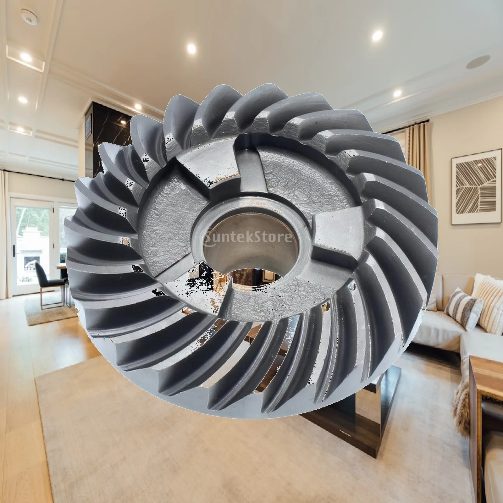 Helical Toothed Marine Gear for Suzuki 40 HP Outboard Motor Gearbox Assembly Precision Machined Drivetrain Component