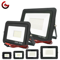 DC12V Led Flood Light 20W 30W 50W 100W Outdoor Floodlight Spotlight IP66 Waterproof Light Reflector Portable 12 Volt Led Lights