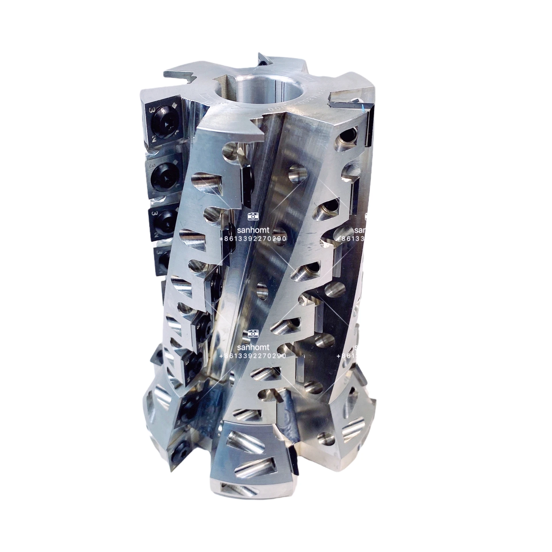 TUOKE Direct Heavy Cut Spiral Knife Shaft Helical Cutterhead Planer for Solid Wood Processing