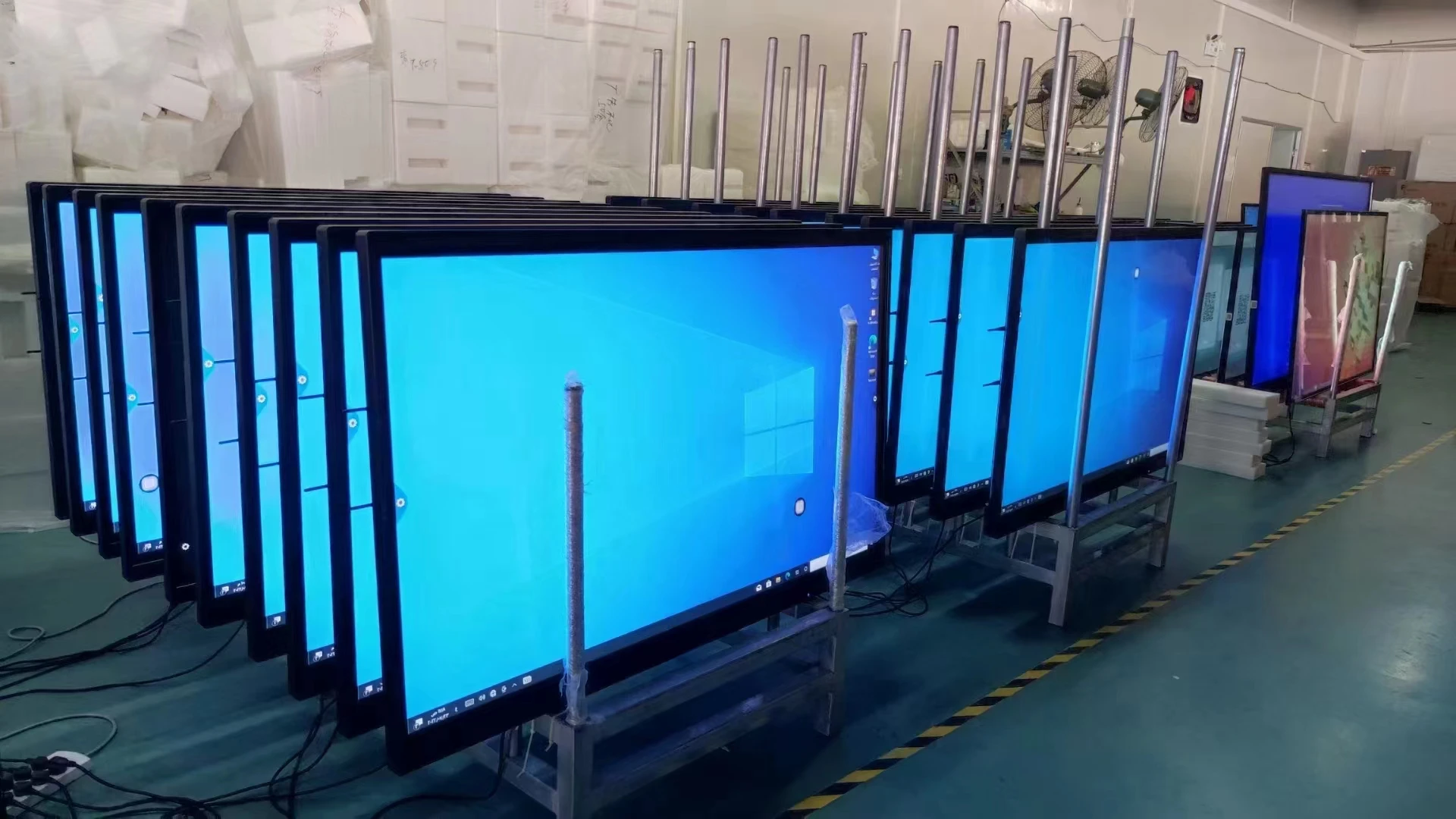 86 95 100 110 Inch Ultra Dunne Smart Led Tv Android 4K Flat Screen