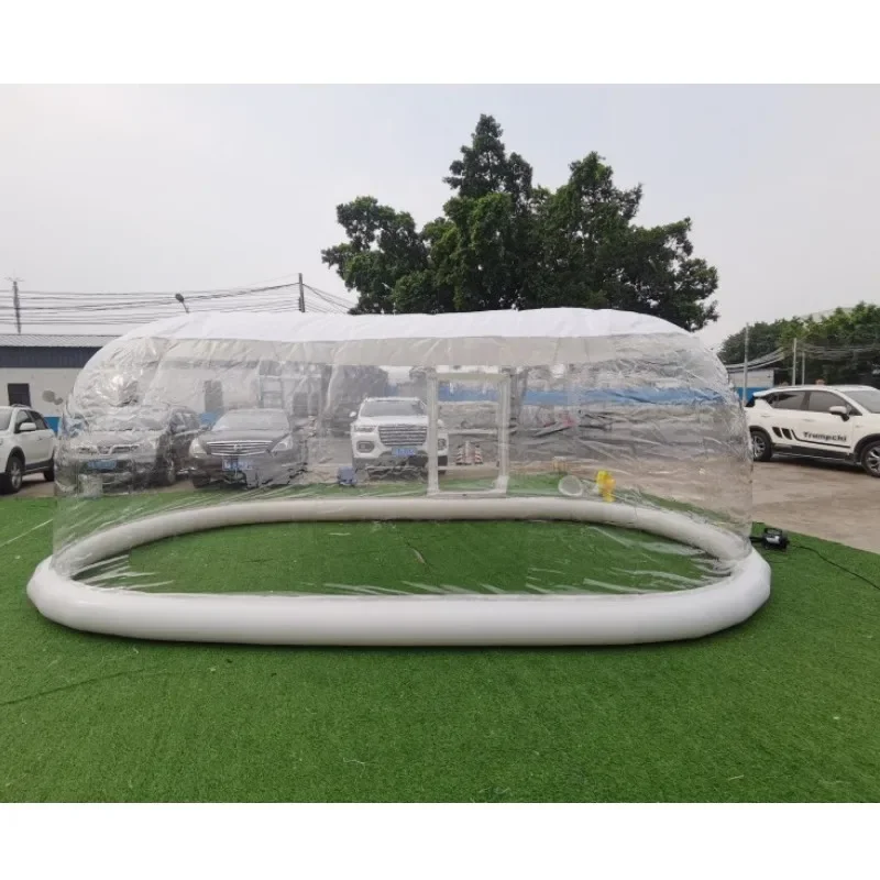 

2024 inflatable pool enclosure DIY Transparent Swimming Pool Cover Pool Accessories 6*3*2.5m