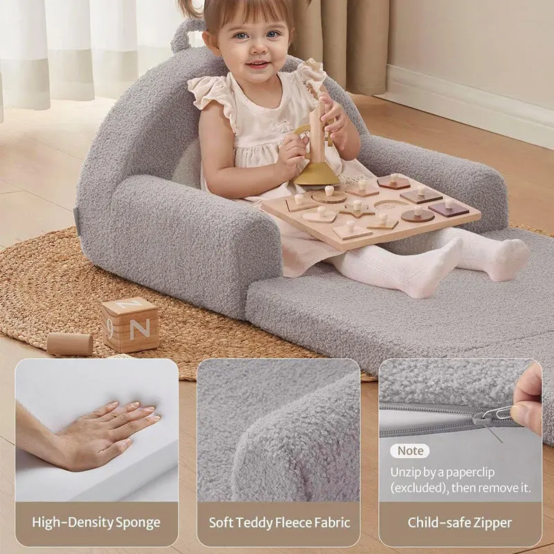 Cartoon children's folding sofa, kindergarten baby extra long bench, stool, boys and girls, princess, lazy lounge sofa chair