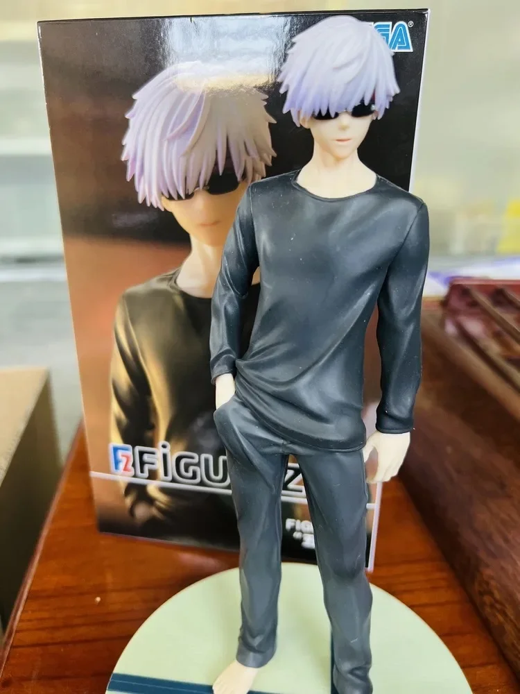 Original Sega Fz Figure Satoru Gojo Jujutsu Kaisen 23cm Pvc Action Anime Model Colletion Toys Kids