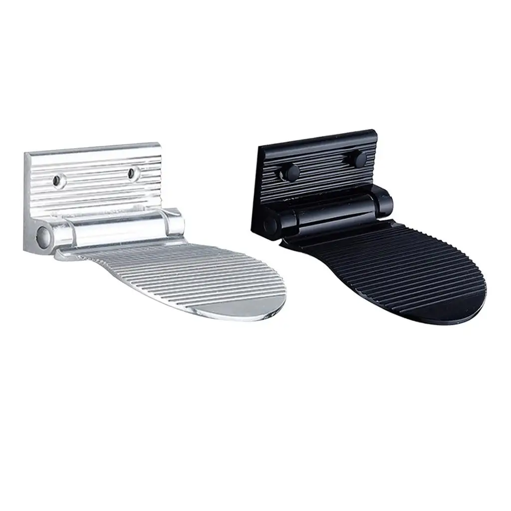 Shower Shaving Foot Rest Foldable Aluminum Alloy Bathroom Shower Step Anti Slip Wall Mount for Safe Leg Shave