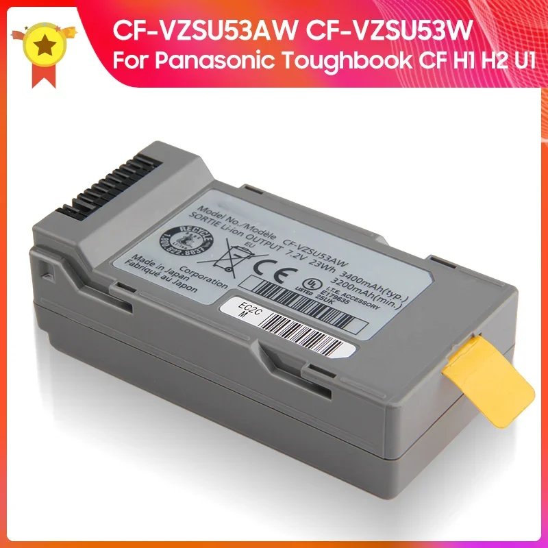 

New Replacement Battery CF-VZSU53W CF-VZSU53AW for Panasonic Toughbook CF H1 H2 U1 Battery 3400mAh