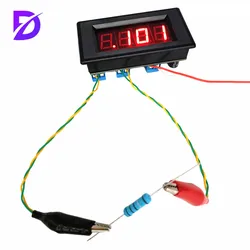 Low Resistance Tester Voltmeter Kit Voltage Meter Electronic Production Suite DIY Kit for Student Electronic Exercise