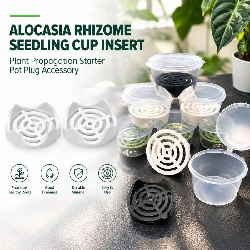 Alocasia Rhizome Seedling Cup Insert Plant Propagation Starter Pot Plug Accessory