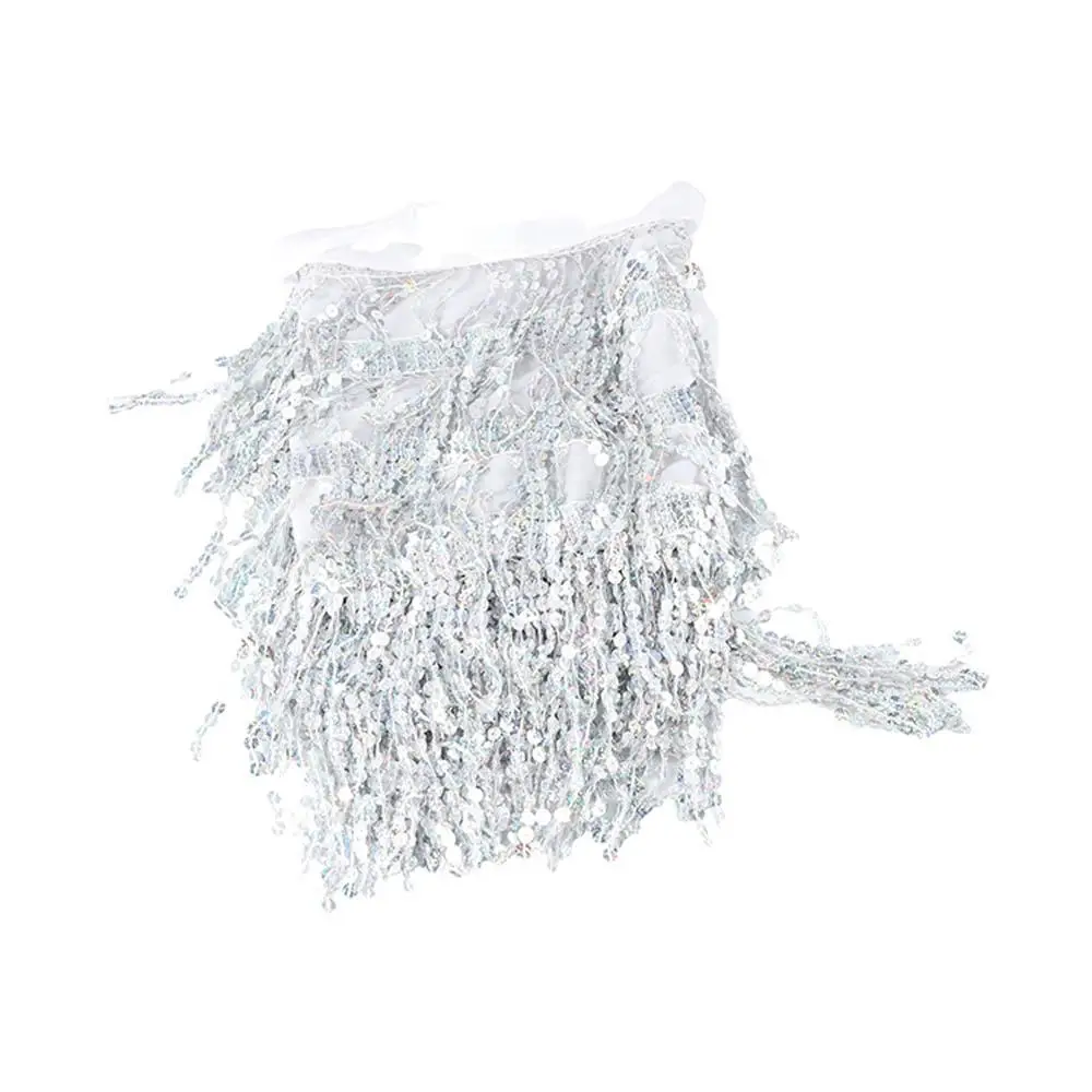 Pratique paillettes en mousseline de soie pour fille pour femmes Costumes de danse du ventre accessoires de danse du ventre écharpe de danse du ventre ceinture de danse du ventre