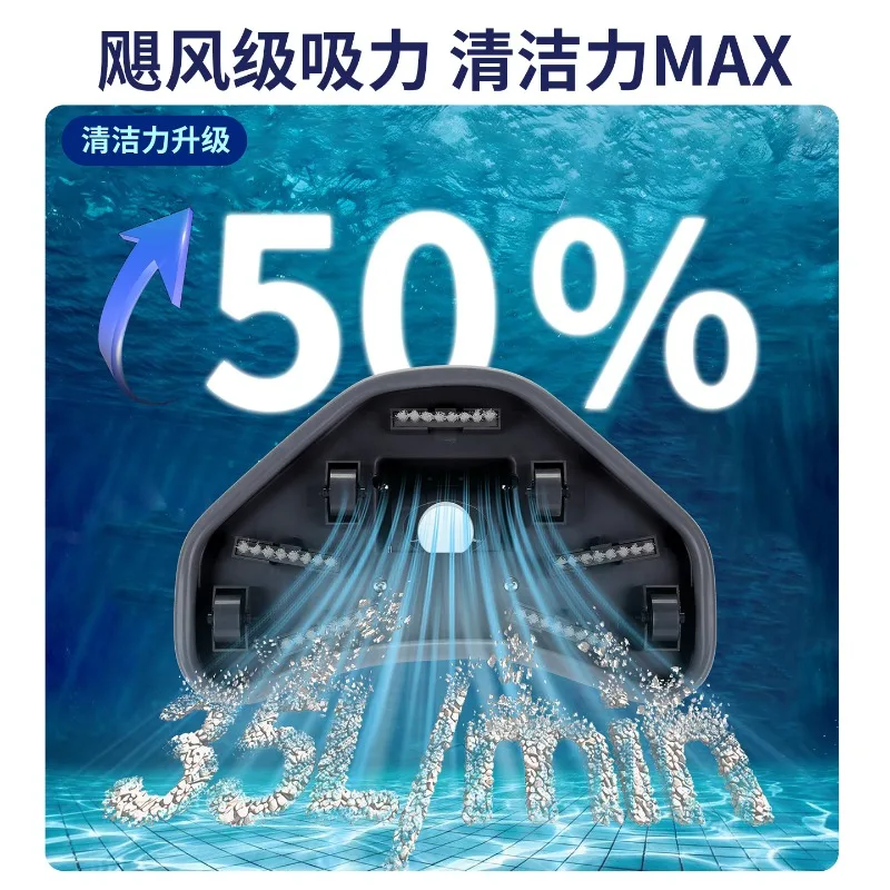 Underwater Pool Vacuum Cleaner Robot for Swimming Pools Spas Turtles Tanks Fish Tanks Bottom Cleaning and Filtration Handheld