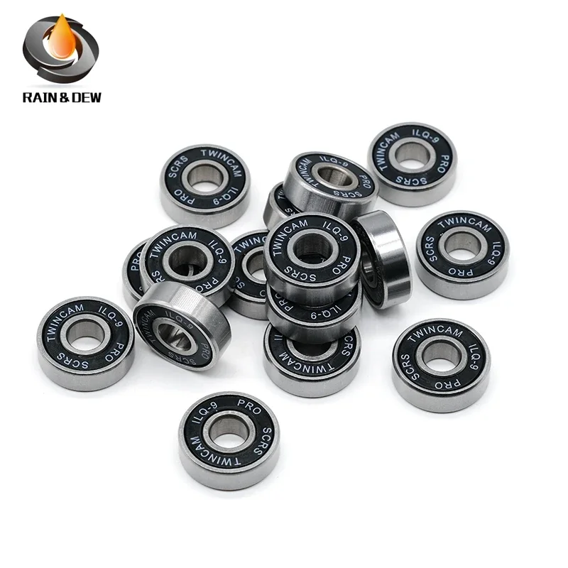 

8Pcs 608-2RS ILQ-11 Black skateboard Bearing for Roller Skates 608-2rs 8x22x7mm Inline Skate Bearing