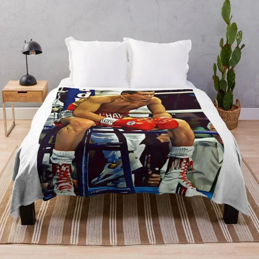 

Julio Cesar Chavez Throw Blanket Fade Resistant Durable Throw Blanket