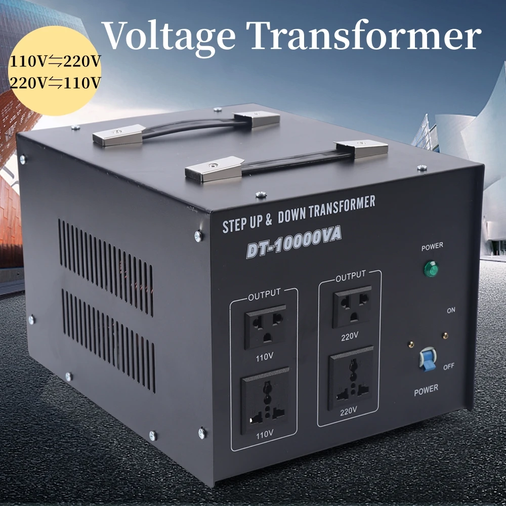 

10000W Voltage Converter Transformer Step Up/Down 110V/220V Heavy Duty Voltage Converter