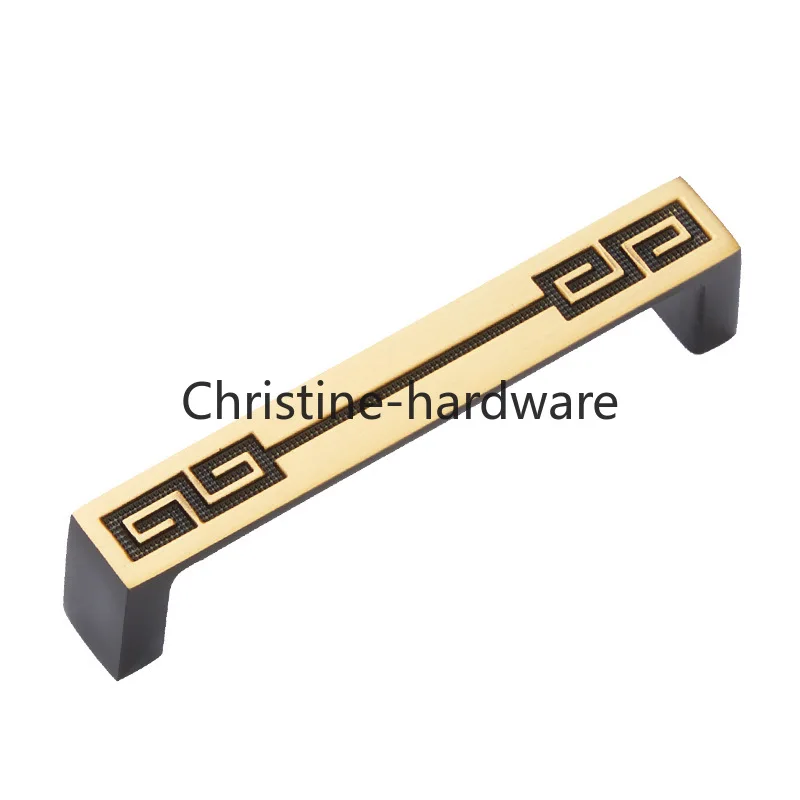 New Chinese brass handle drawer wardrobe pure copper handle antique Chinese cabinet door all copper retro furniture handle