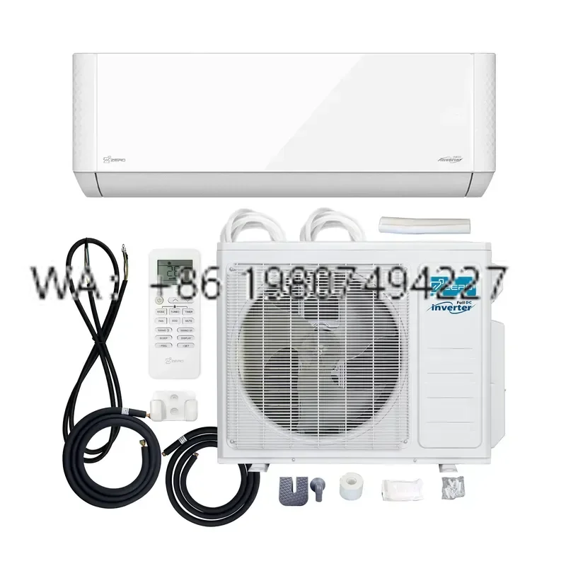 for ZERO Z-MAX Hyper Heating Mini Split 9K 12K 24K Btu Wall Mount Air Conditioner for Home