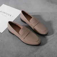 Spring Autumn Ladies New Small Leather Shoes Vintage Versatile Loafers British Style Fashion Anti Slip Shoes Casual Women's Flat - Image 3