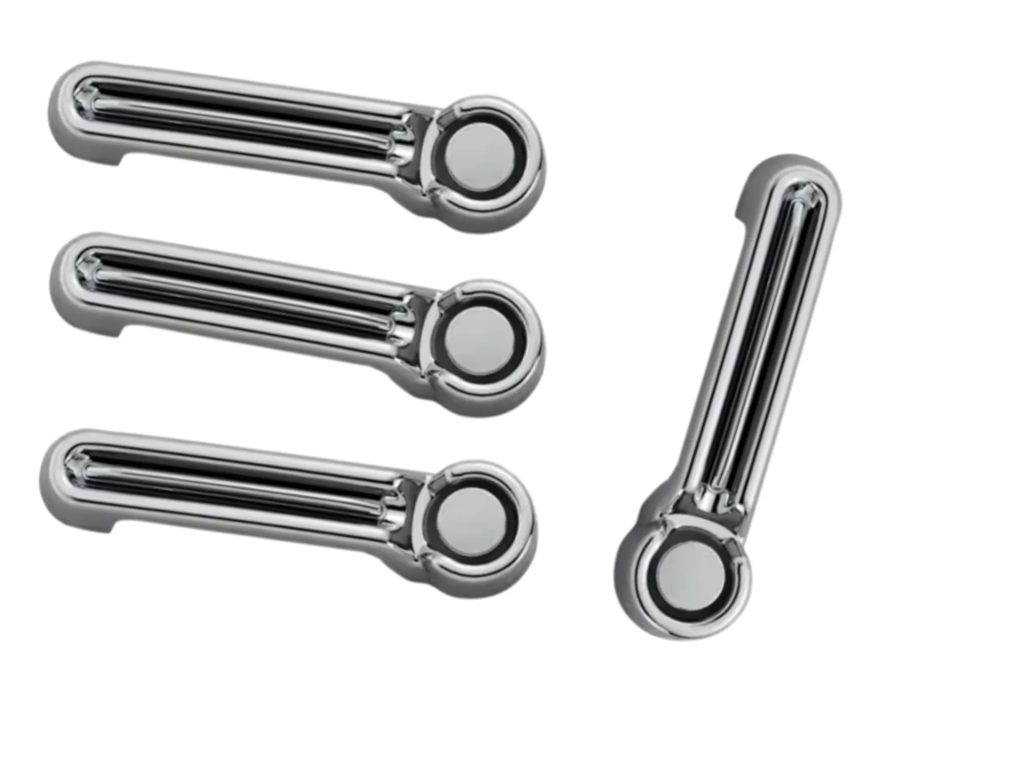 1 Set Chrome Styling Side Door Handle Cover for Jeep Liberty 08-12 Overlay Covers ONLY