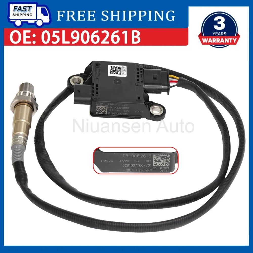 

PM Car Particulate Matter Sensor 0281007700 05L906261B For Audi Q3 VW Caddy Tiguan Seat Tarraco Skoda 2.0 TDI High Quality