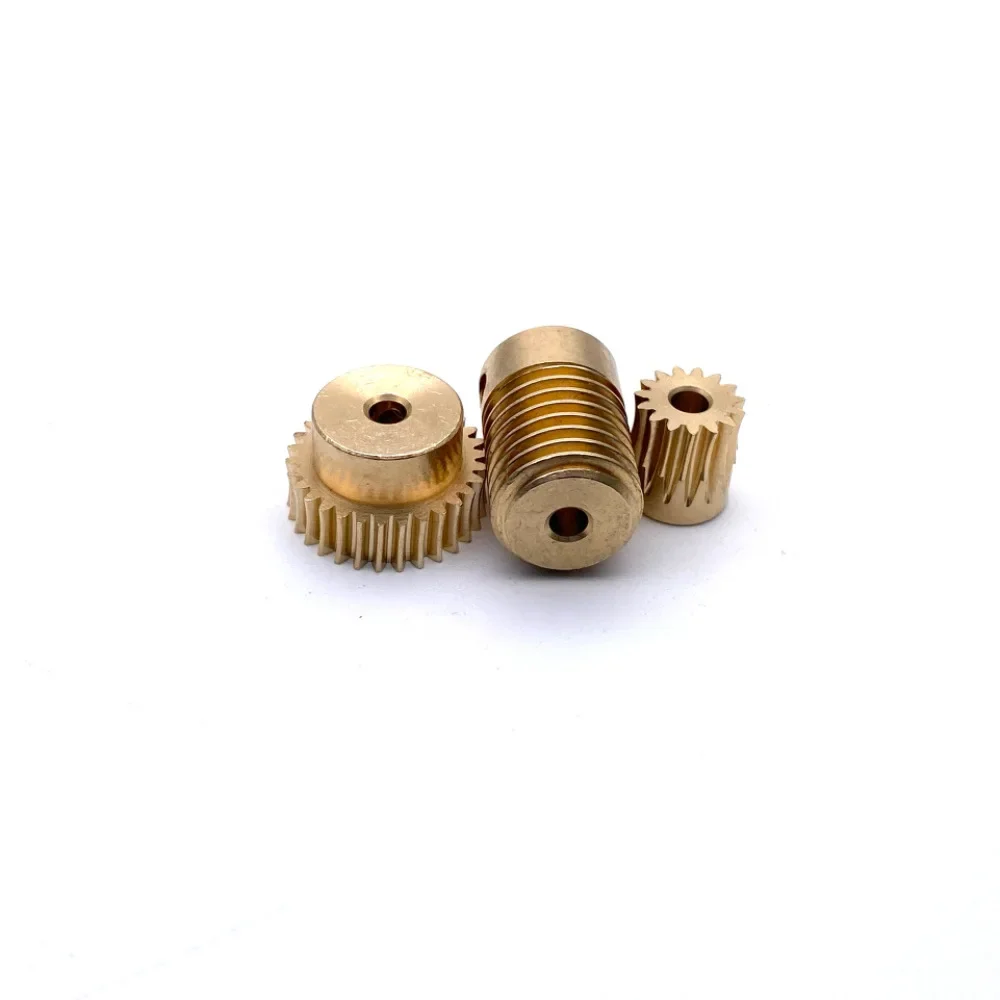 Ingranaggio a turbina a vite senza fine con avvolgimento di precisione da 0,5 M 1:10/15/20/25/30/40/50/60 denti Meccanismo di trasmissione 2/3/4/5/6mm