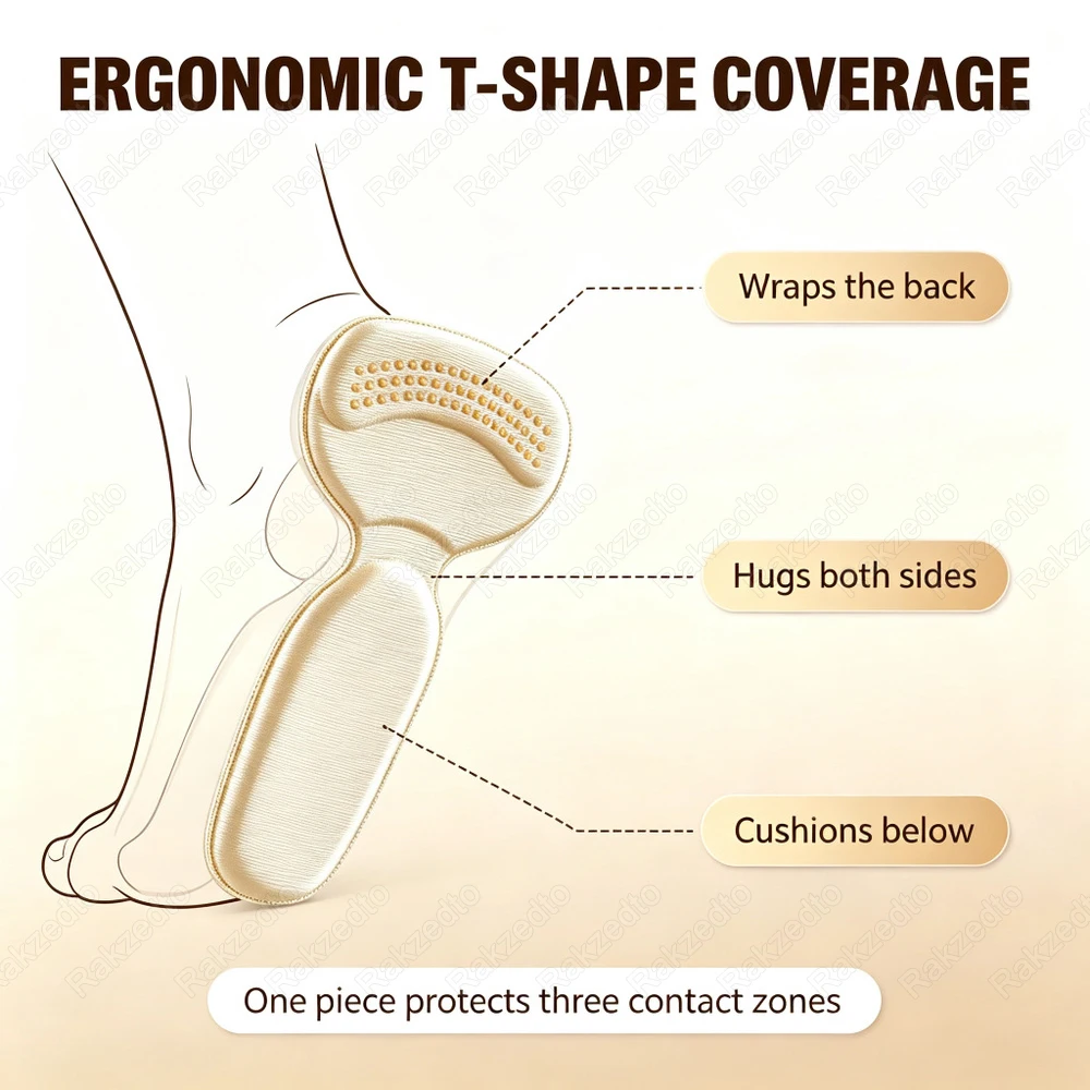 6pcs Memory Foam Half Insoles for Shoes Woman Heel Pads for Shoes Too Big Reduce Size Back Sticker High Heels Pain Relief Insole