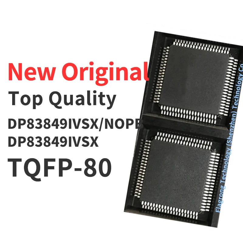 (1 Pcs) DP83849 DP83849IVSX/NOPB TQFP-80 New Original Chip IC