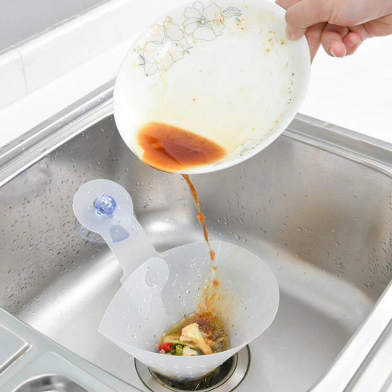 Kitchen Anti-Blocking Sink Strainer Food Vegetable Sink Stopper Drain Filter for Kitchens Bathtubs and Laundry Rooms