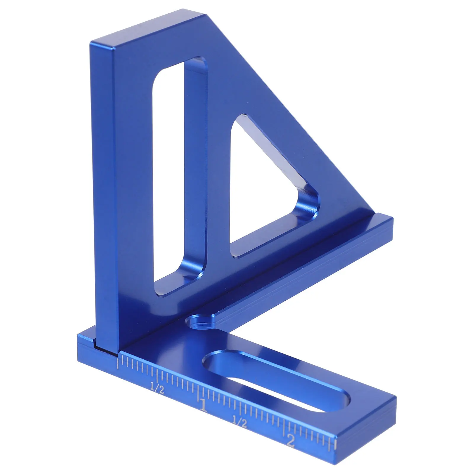 

Aluminum Alloy Multi Angle 45 90 Degree Triangle Scriber Woodworking Measuring Tool Carpenter Square Edge Miter Measuring Tool