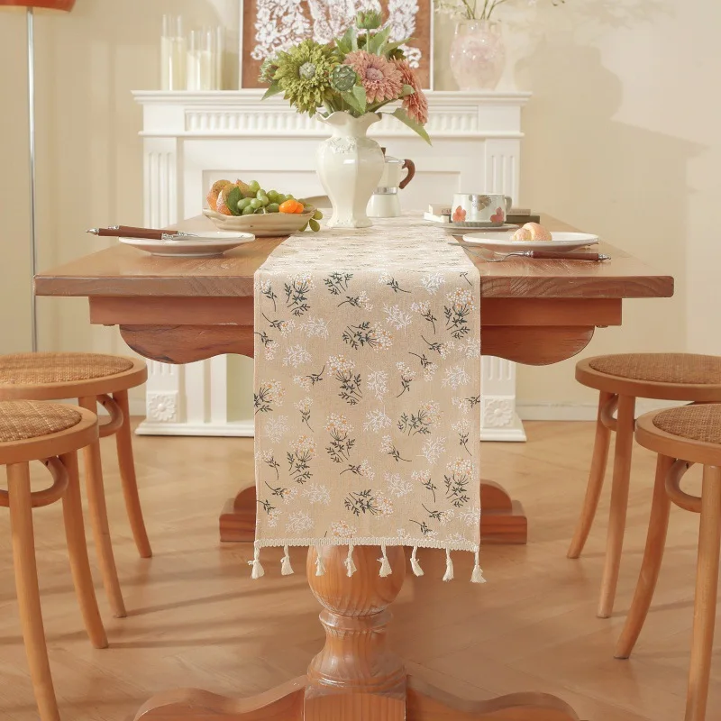 Modern Minimalist Table Runner Simple Dustproof Machine Washable Table Runners Popular Versatile Table Runners for Dining Room