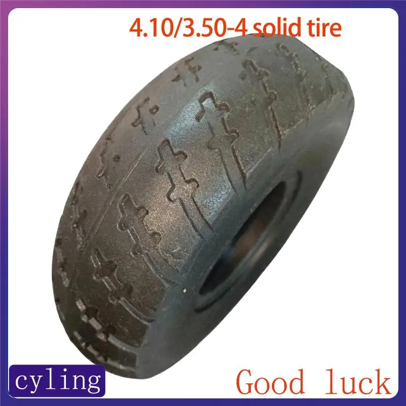 

Надежные цельнолитые шины 4.10/3.50-4 для колес электросамокатов, 10-дюймовый комплект, устойчивый к проколам, безвоздушный.