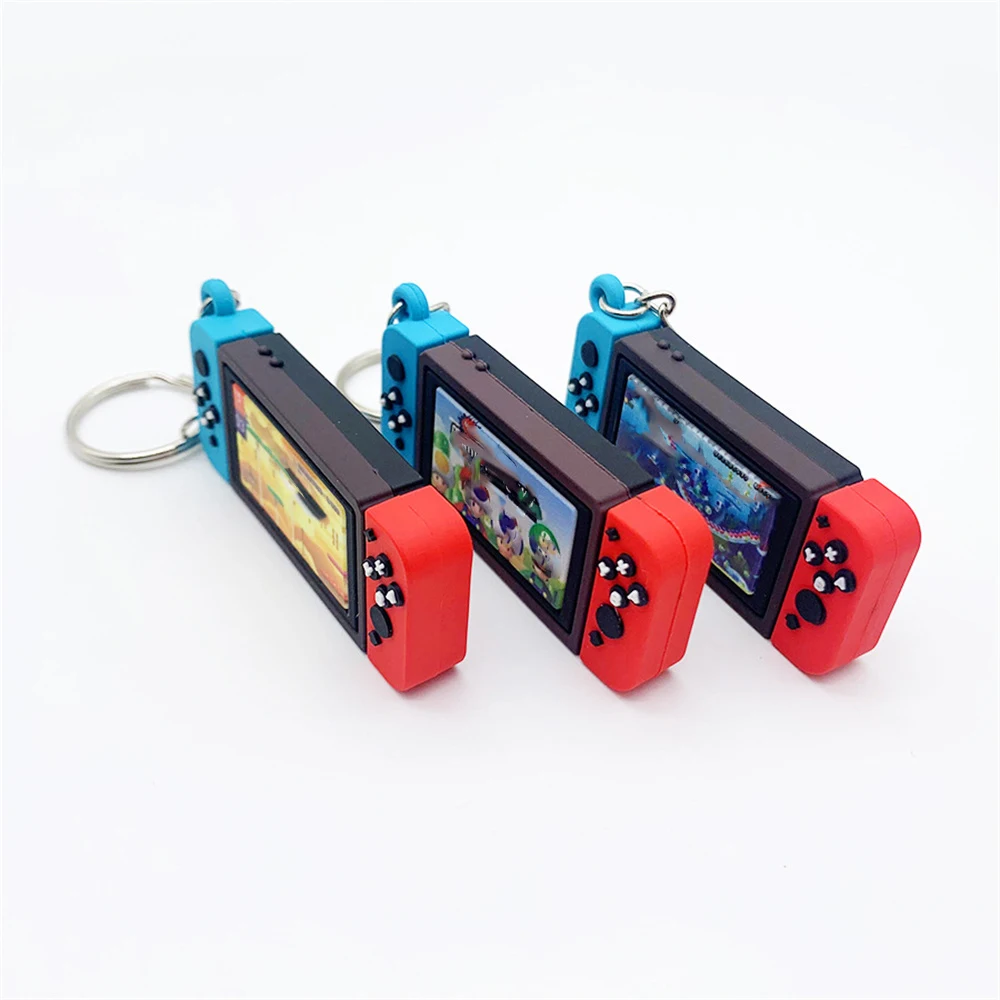 For Switch Keychains Keyring Charm Bag Pendant for NS Game Key Chains Toys Accessory Birthday Gifts