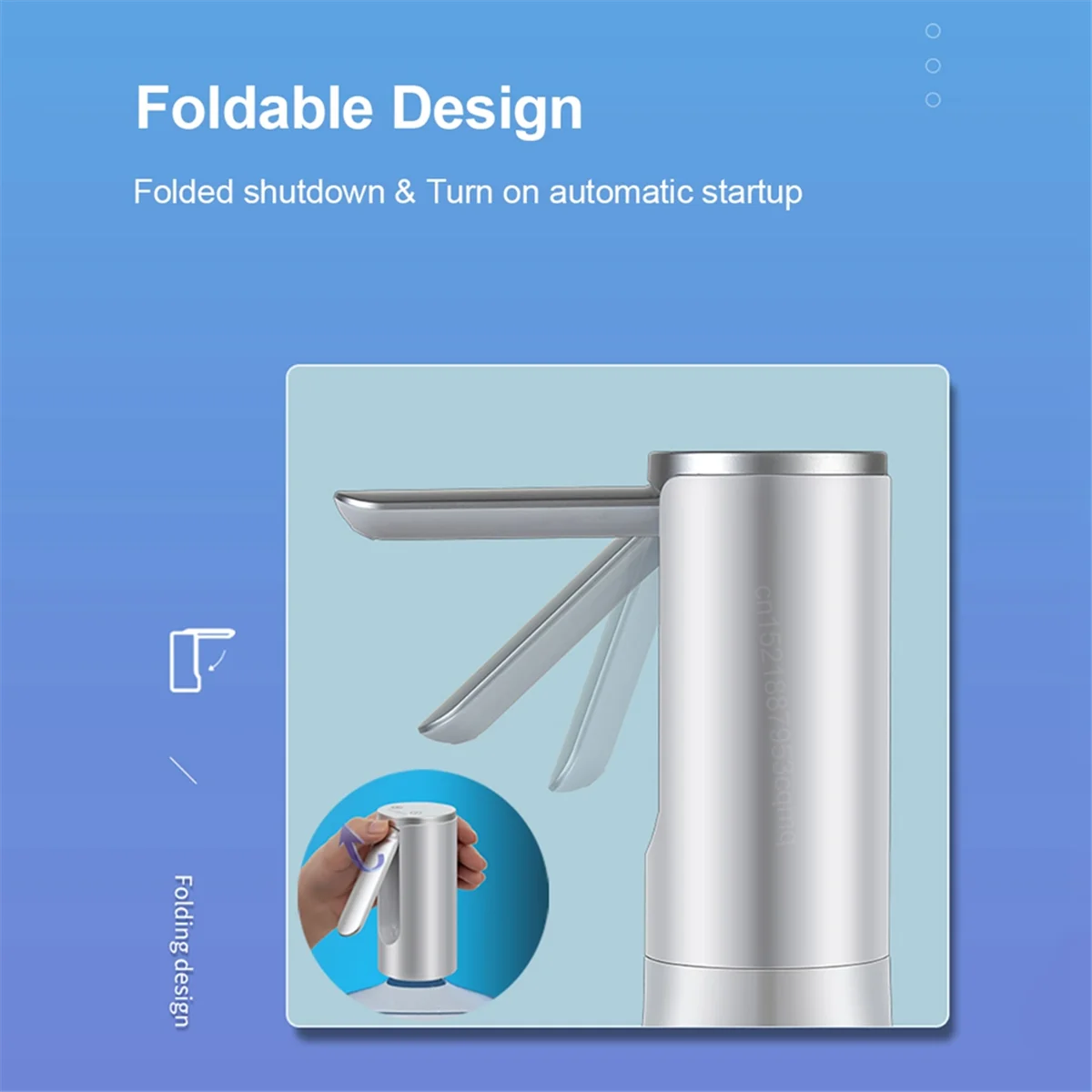 자동 물 분배기 전기 물 갤런 펌프 접이식 자동 물 디스펜서 충전식 데스크탑