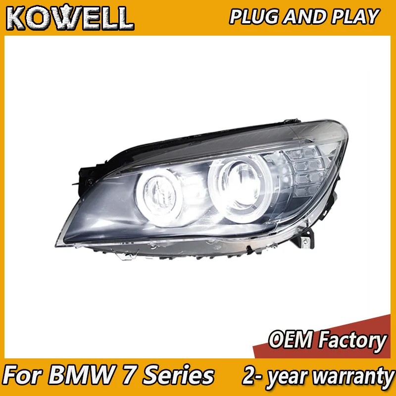 Stylizacja samochodu dla BMW F02 lampa czołowa 2009-2015 BMW 7 Series reflektory 730i 735i 740i 750i 760i kierunkowskazy DRL niskie światła drogowe