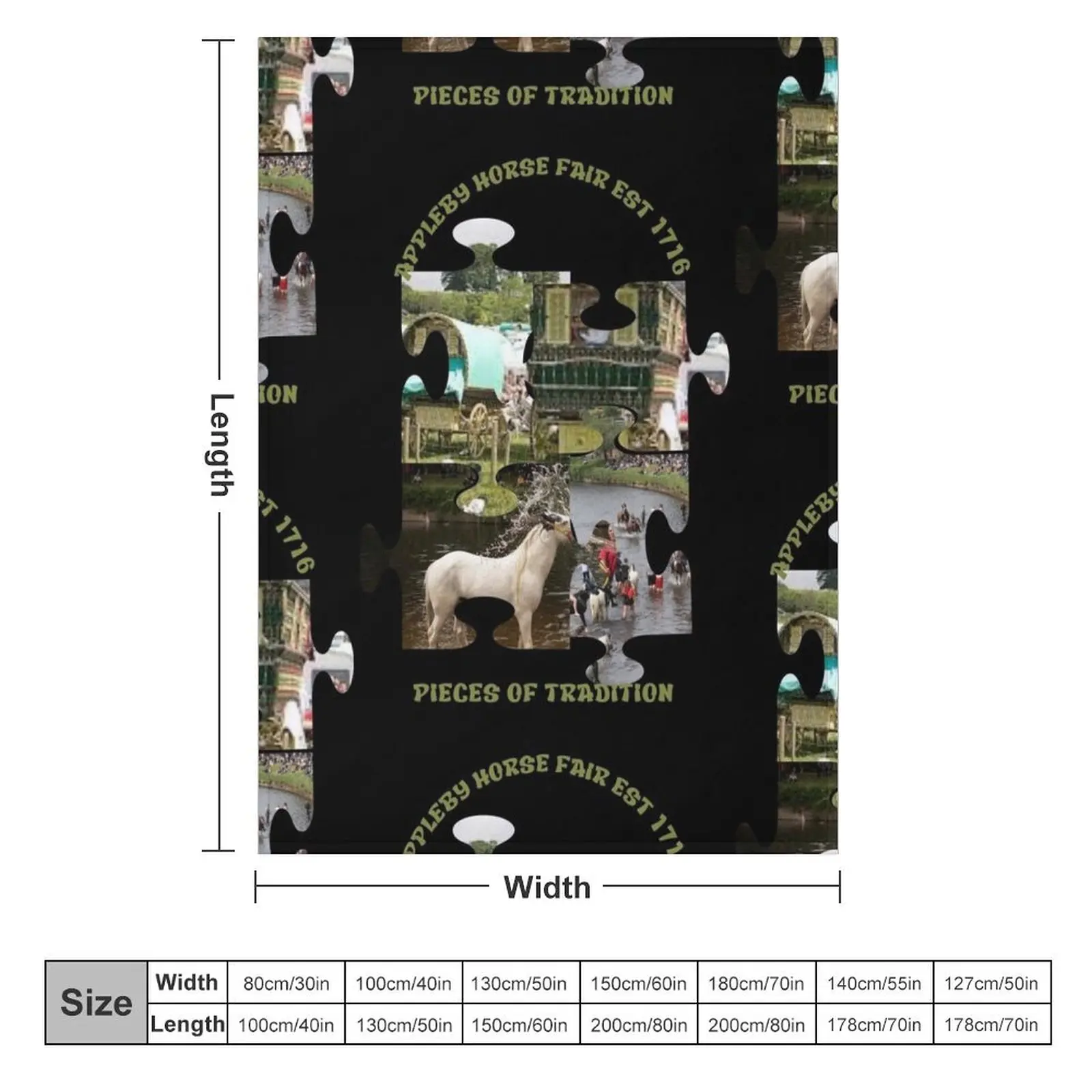 Appleby fair Gypsy history pieces of tradition Throw Blanket Fluffy Softs Summer Blankets