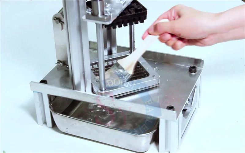 Easy to operate household small manual press potato chips stripping machine/hand pressure white radish onion cuke dicing tools