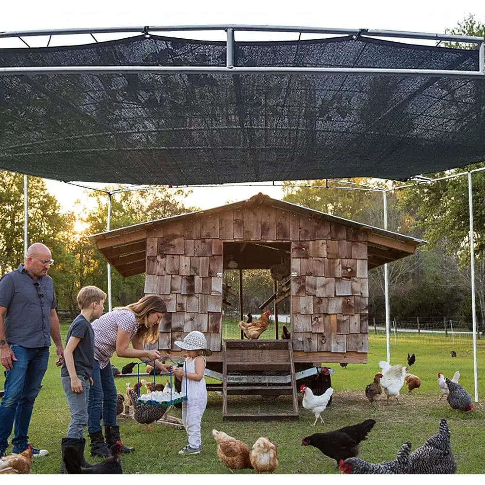 Durable 12x20 FT Shade Cloth for Garden, Mesh Tarps with Grommets, Sun Protection Netting for Patio, Plants, Greenhouse, Outdoor