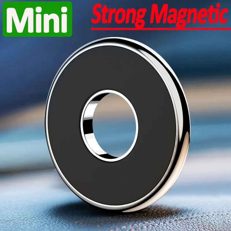 

Strong Magnetic Mount Car Phone Holder Stand For Magsafe iPhone Samsung Round Car Holder Bracket Dashboard Mobile Phone Holder