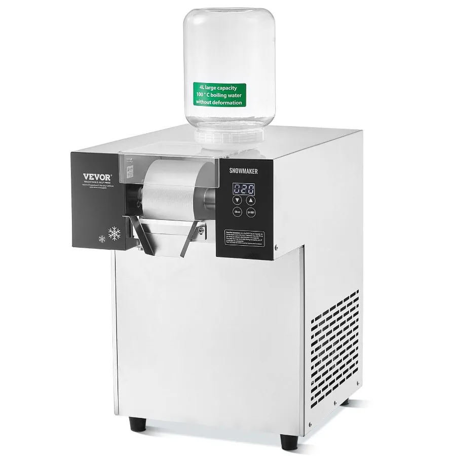 

Commercial Snowflake Ice Machine 397LBS 24H Stainless Steel for Ice Cream